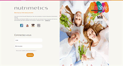 Desktop Screenshot of consultantes.nutrimetics.fr